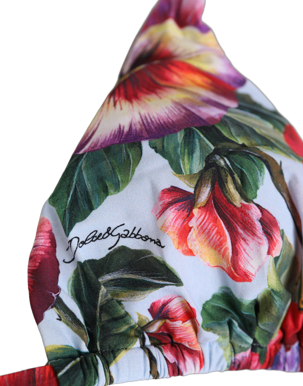 Dolce & Gabbana Bikinioberteil in mehrfarbigem Blumenmuster