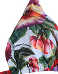 Dolce & Gabbana Bikinioberteil in mehrfarbigem Blumenmuster
