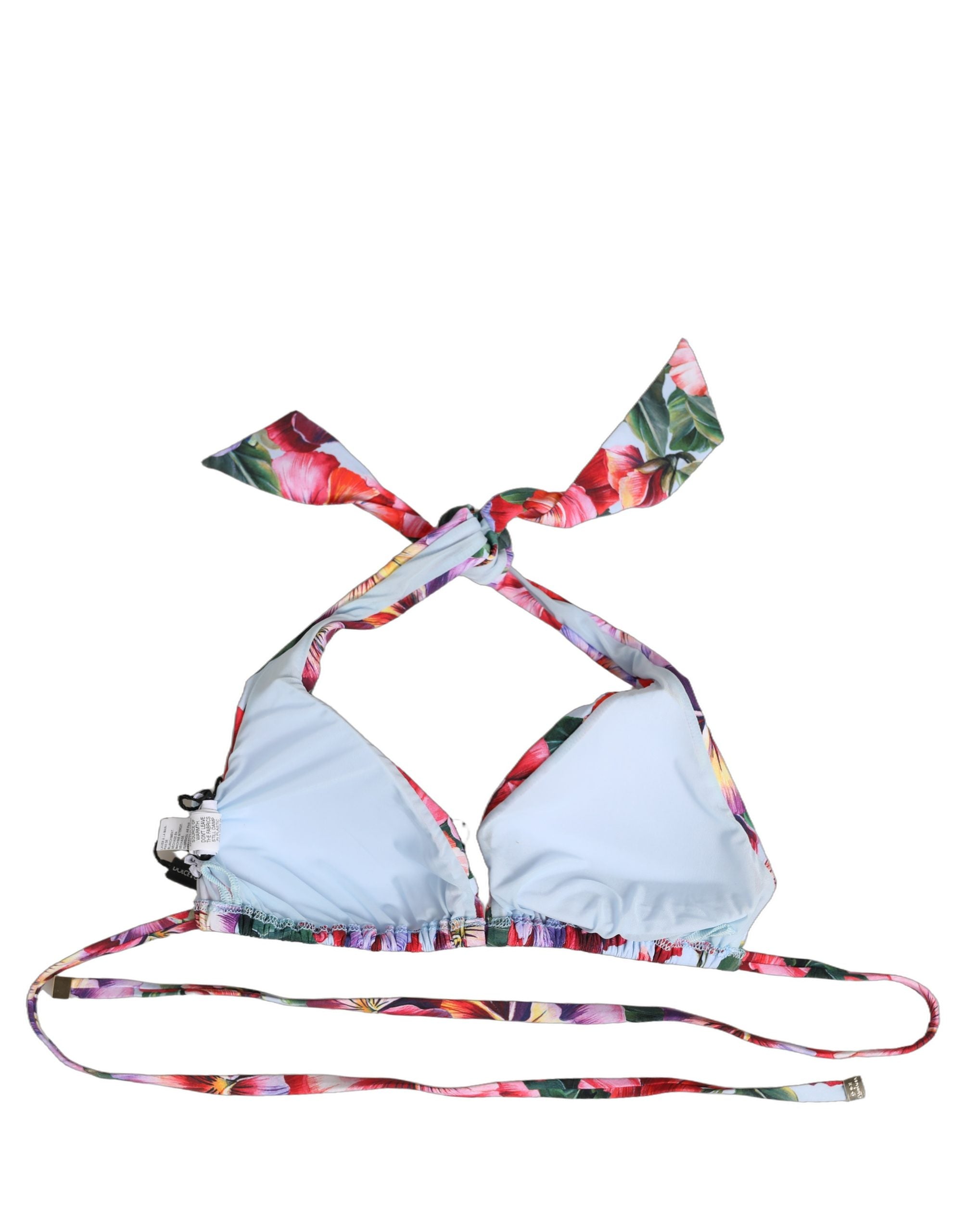 Dolce & Gabbana Bikinioberteil in mehrfarbigem Blumenmuster