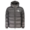 Calvin Klein Schwarze Nylon-Herrenjacke