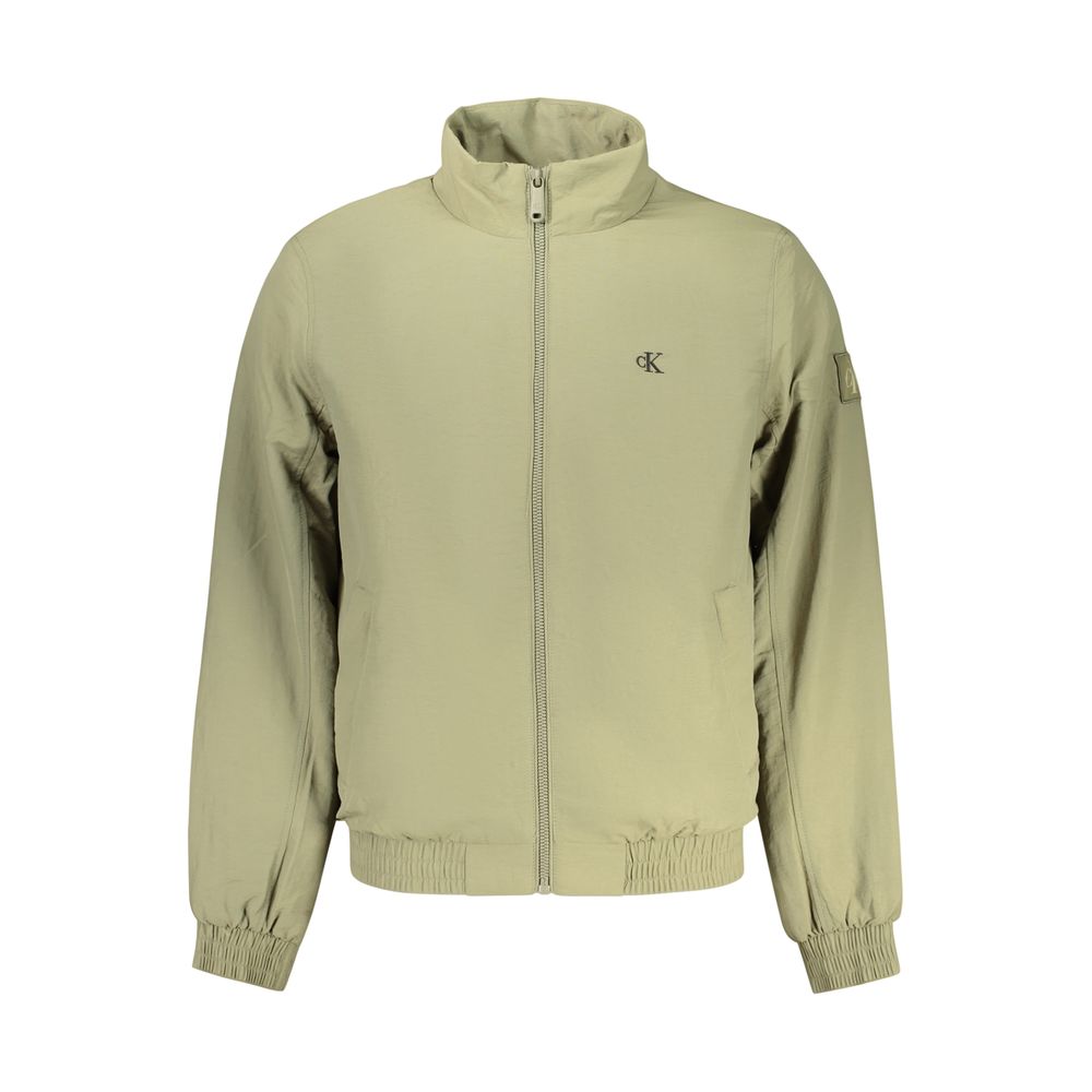 Calvin Klein Grüne Polyamid-Herrenjacke