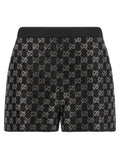 Gucci Schwarze Viskose-Shorts und Mini-Shorts