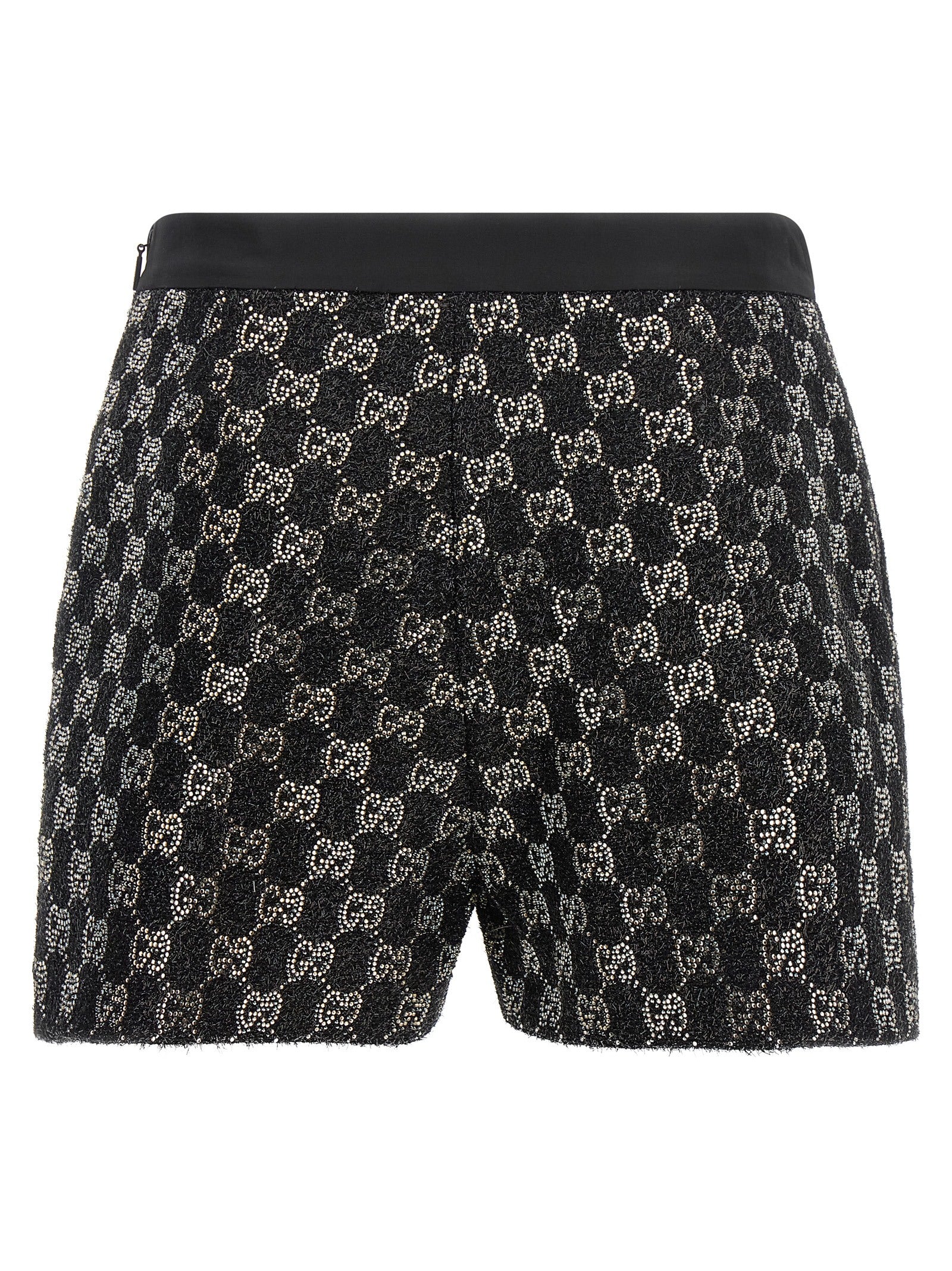 Gucci Schwarze Viskose-Shorts und Mini-Shorts