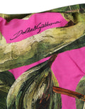 Dolce & Gabbana Fuchsiafarbener Bikiniunterteil mit Feigenprint