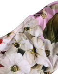 Dolce & Gabbana Pinkes Bandeau-Bikinioberteil mit Blumenprint