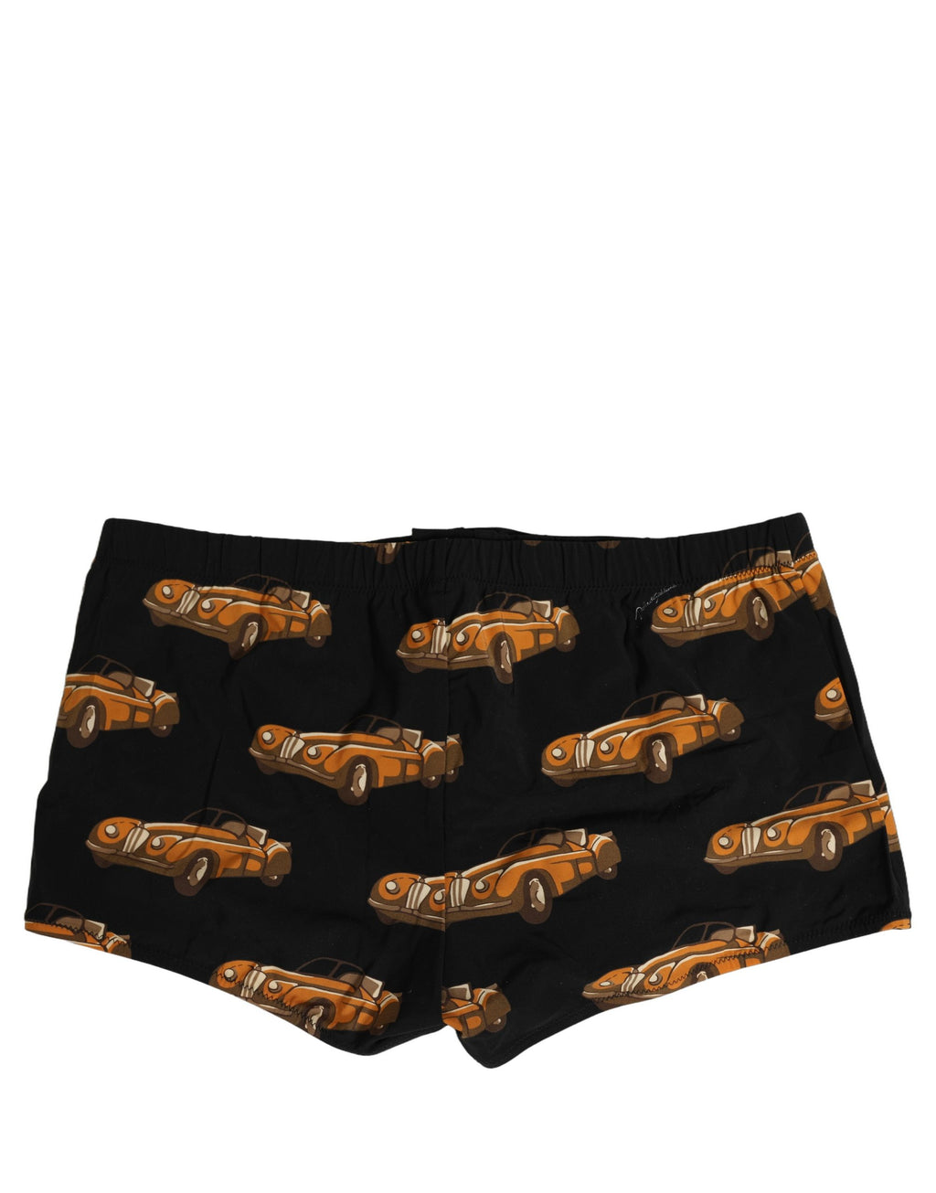 Dolce & Gabbana Badehose mit schwarzem Auto-Print