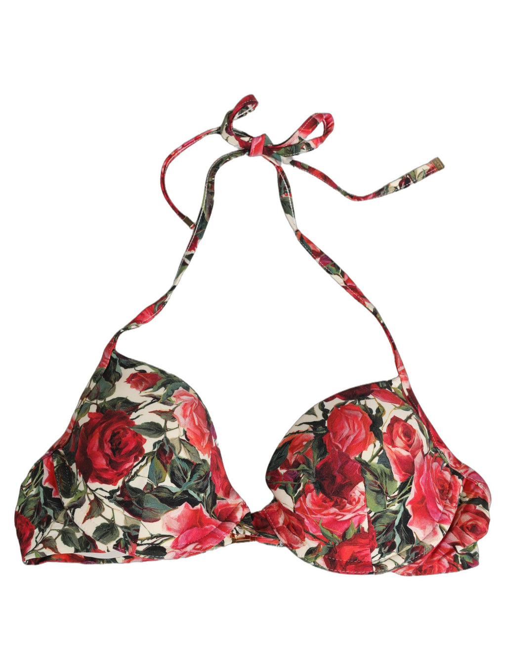 Dolce & Gabbana Bikinioberteil mit mehrfarbigem Blumendruck