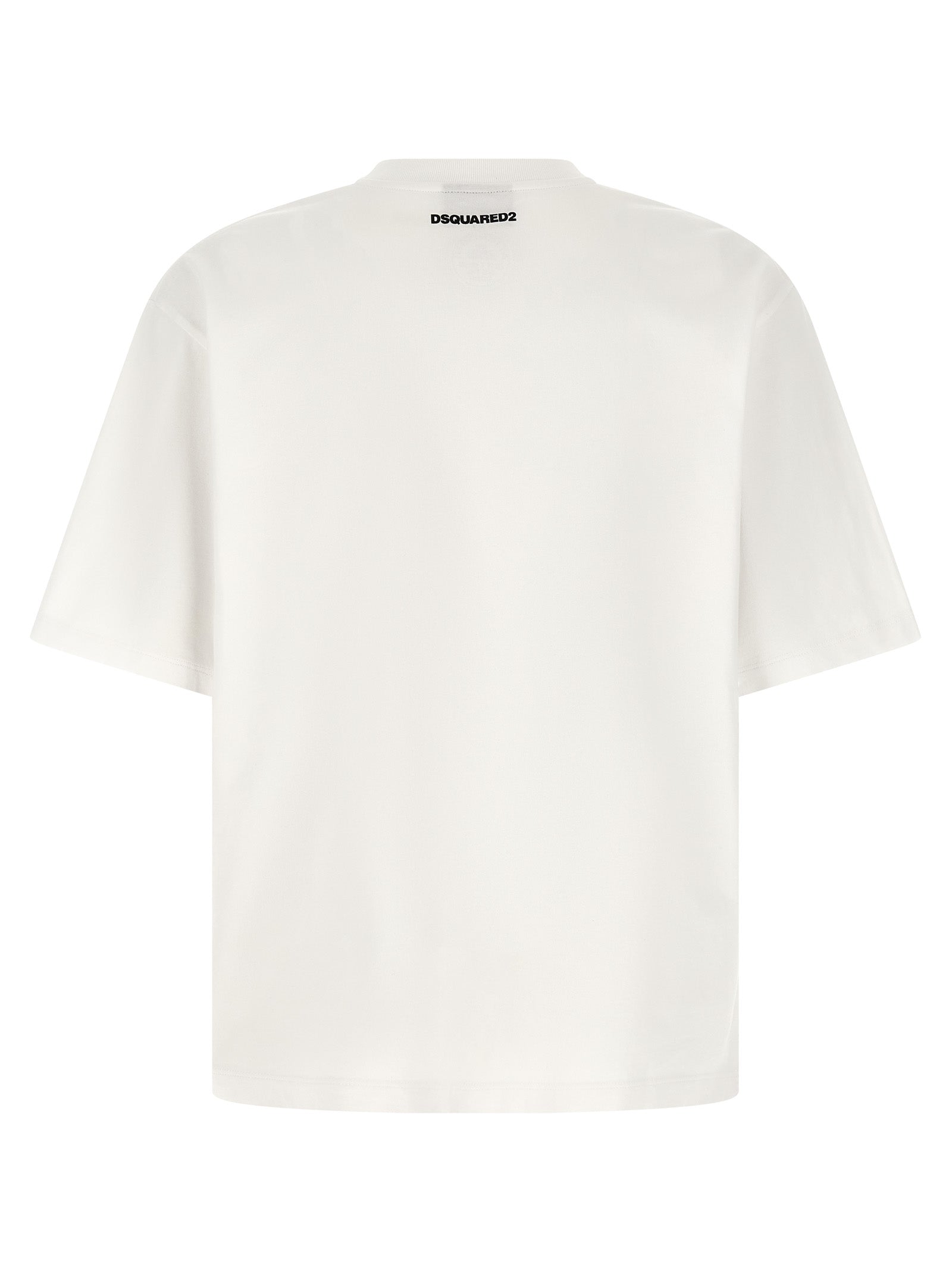 Dsquared² Weißes Baumwoll-T-Shirt
