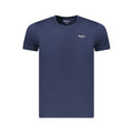 Pepe Jeans Blaues Baumwoll-Herren-T-Shirt