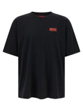 Diesel Schwarzes Baumwoll-T-Shirt