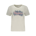 Pepe Jeans Weißes Baumwoll-T-Shirt für Damen