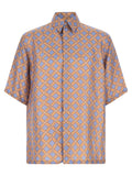Fendi Seidenbluse in Multicolor