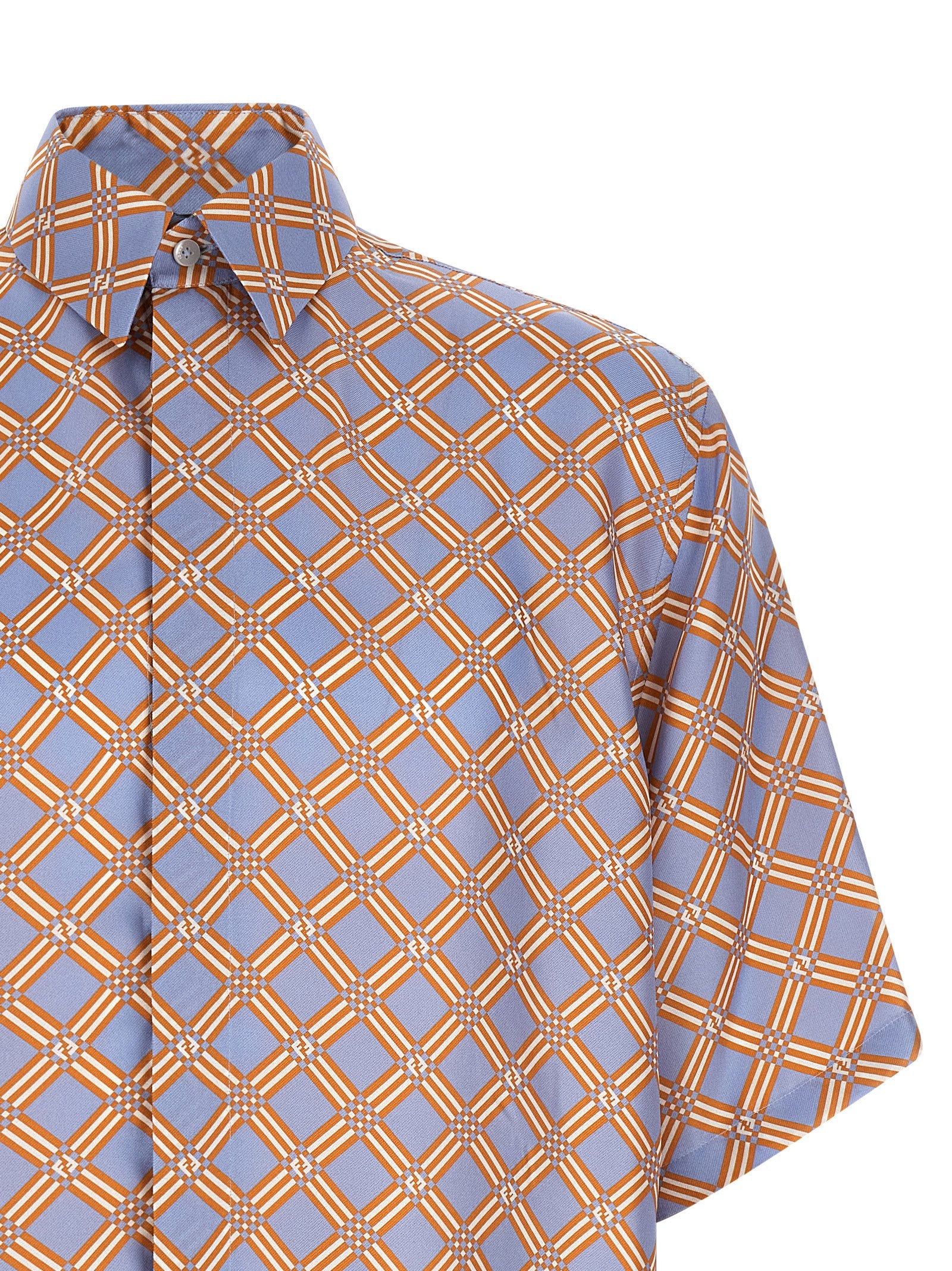 Fendi Seidenbluse in Multicolor