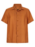 Fendi orangefarbene Seidenbluse