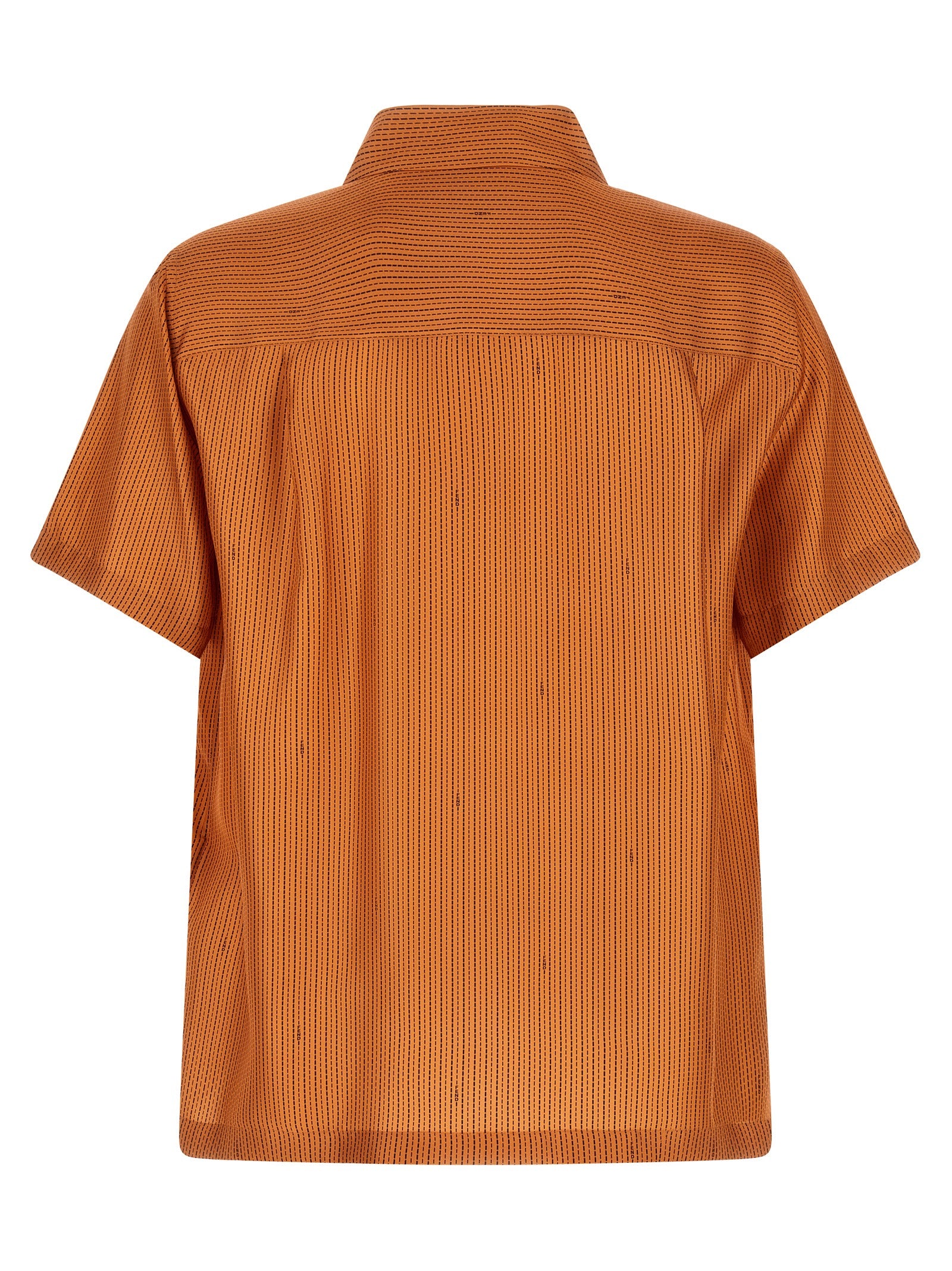 Fendi orangefarbene Seidenbluse