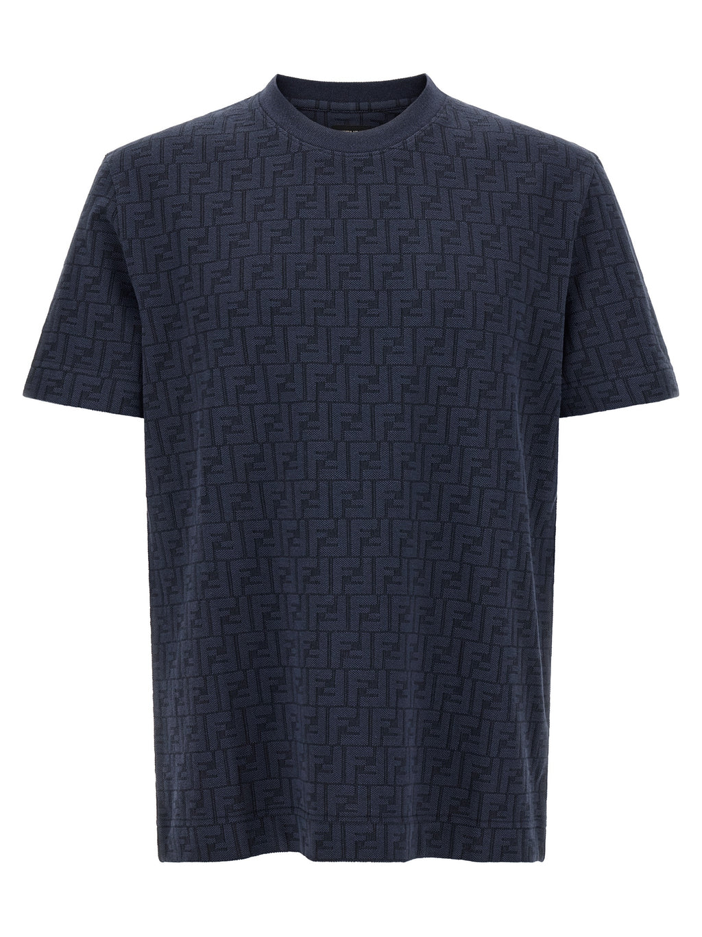 Fendi blaues Baumwoll-T-Shirt