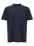 Fendi blaues Baumwoll-T-Shirt