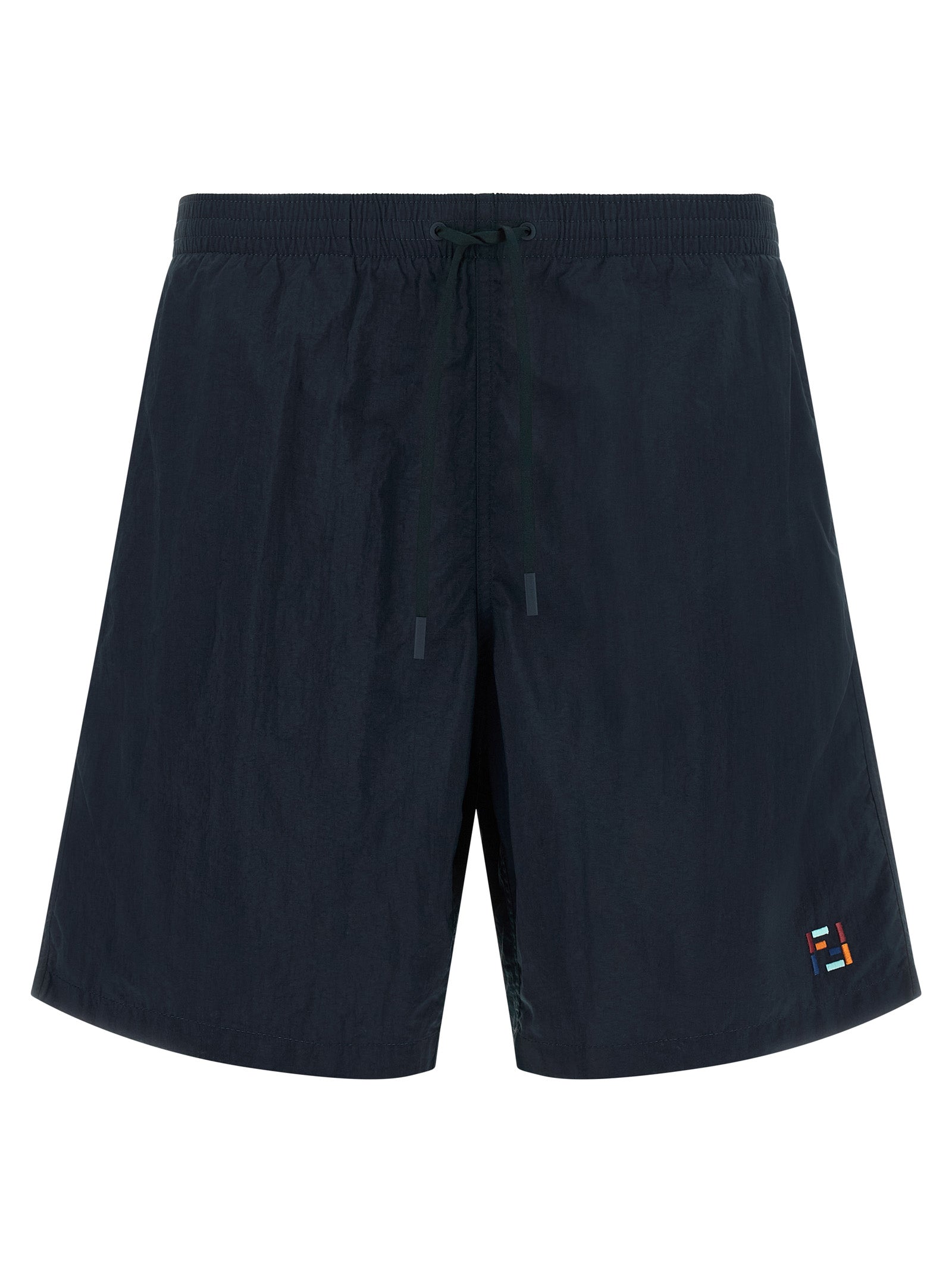 Fendi Badeshorts aus blauem Polyamid