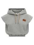 Fendi graues Baumwoll-Sweatshirt