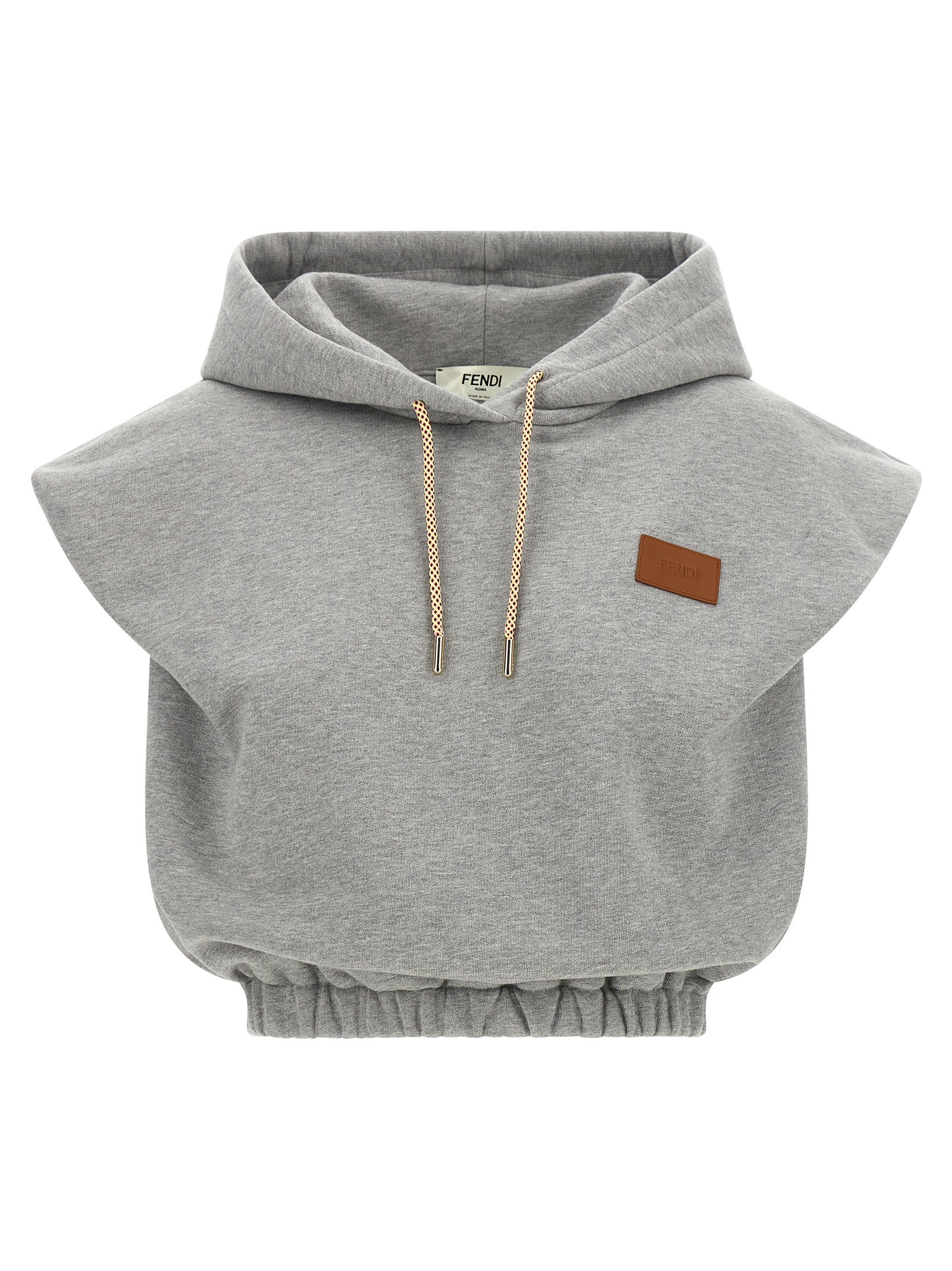 Fendi graues Baumwoll-Sweatshirt