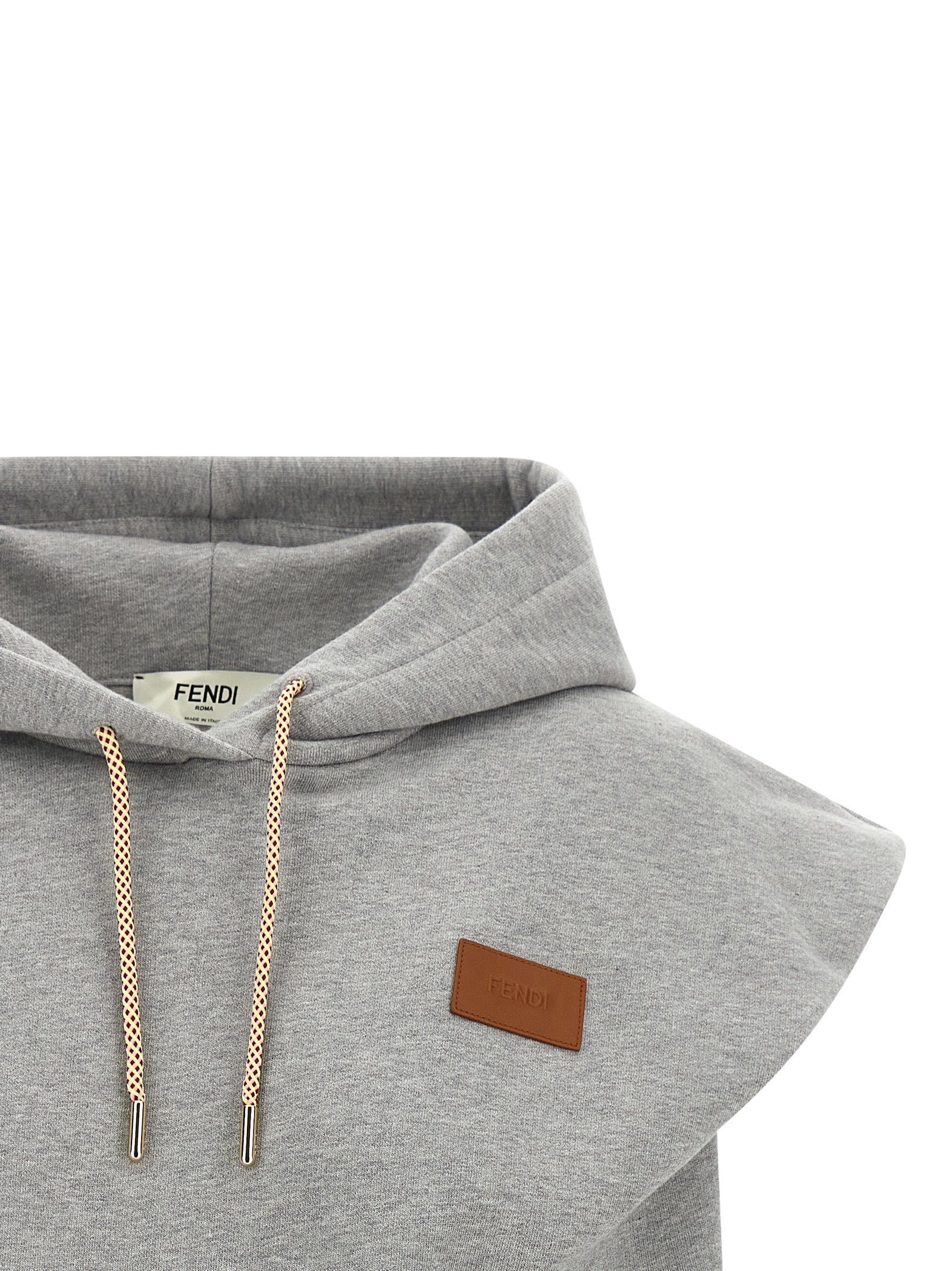 Fendi graues Baumwoll-Sweatshirt