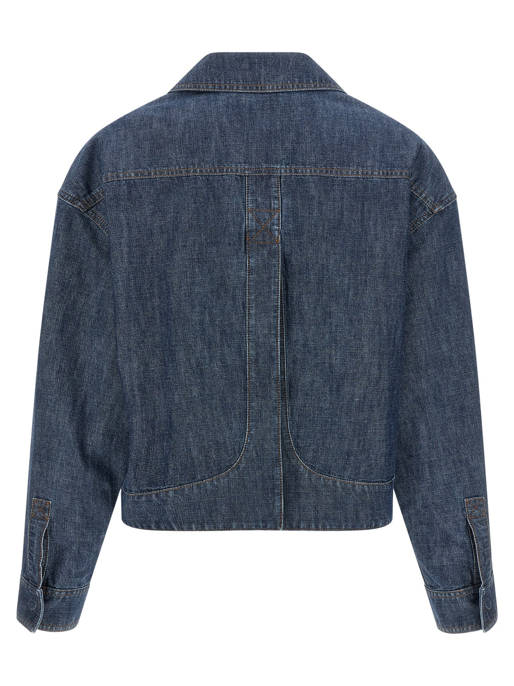 Fendi Blaue Jeansjacke aus Baumwolle