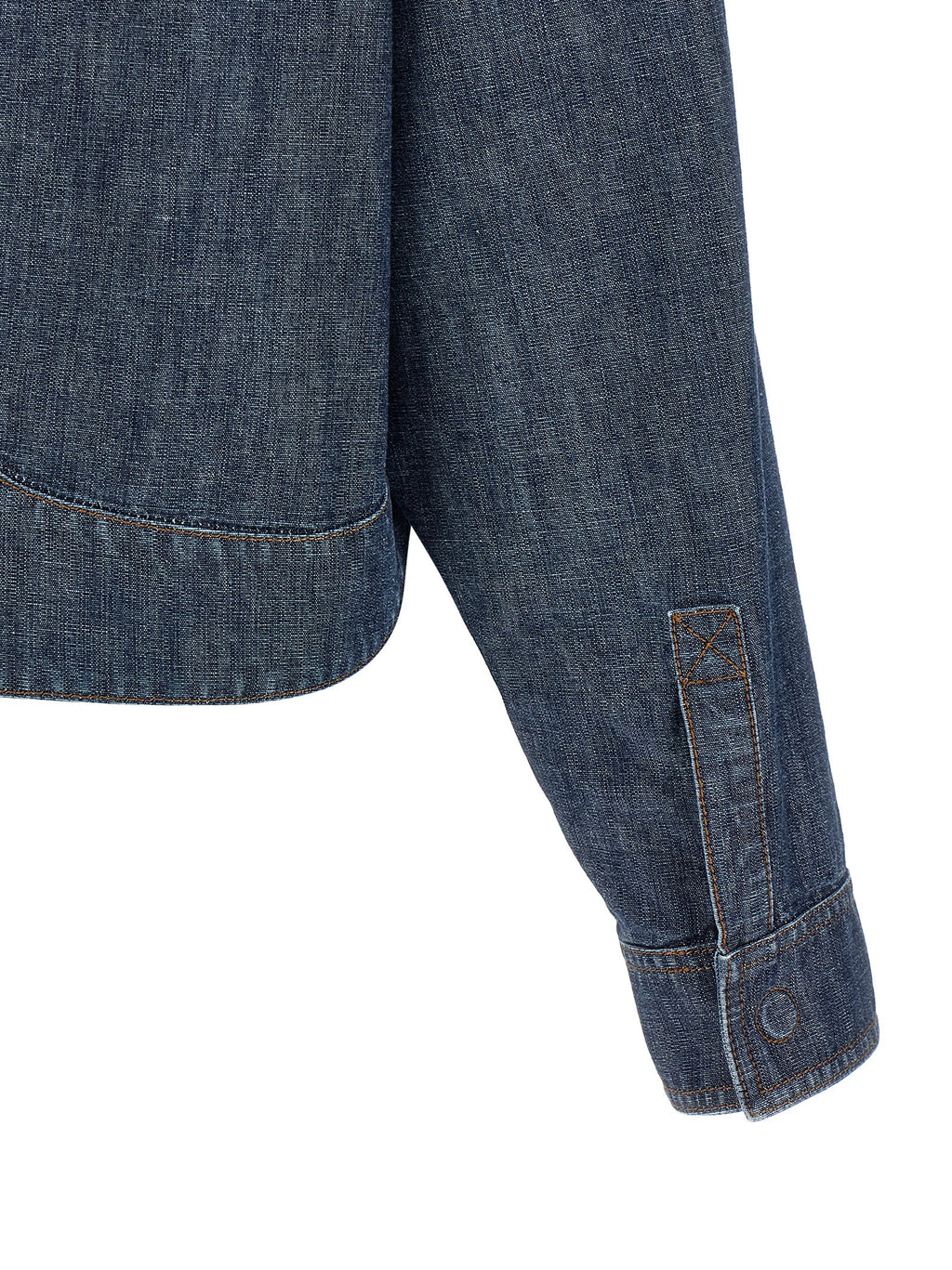 Fendi Blaue Jeansjacke aus Baumwolle