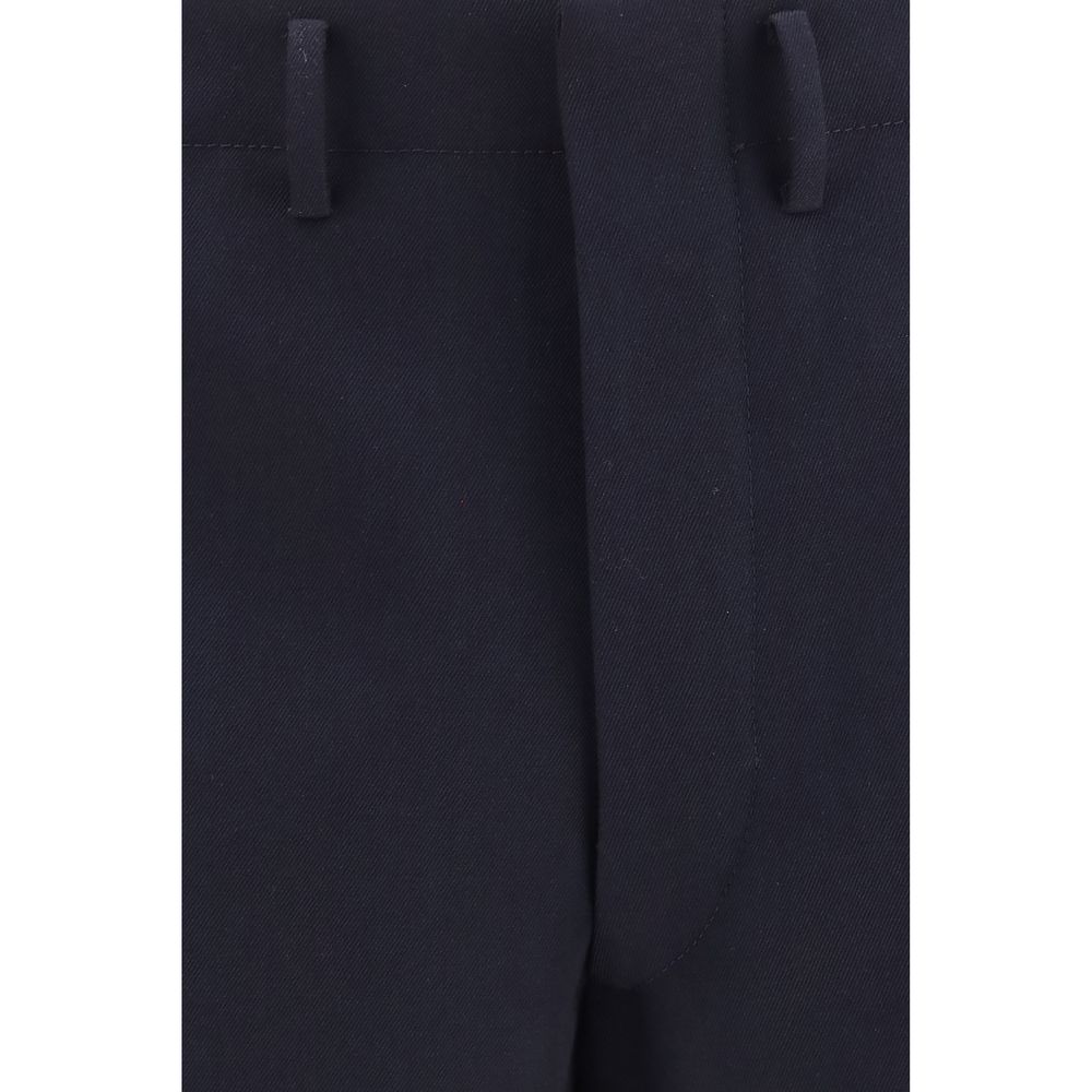 Prada blaue Wollhose Oves Aries