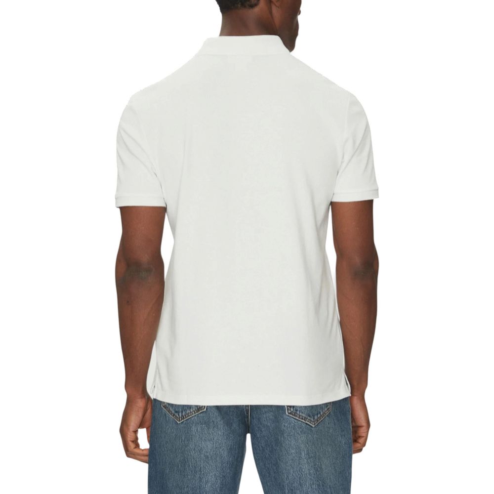 Calvin Klein Jeans weißes Baumwoll-Poloshirt