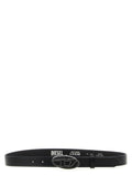 Diesel Black Other Fibres Regular Belt