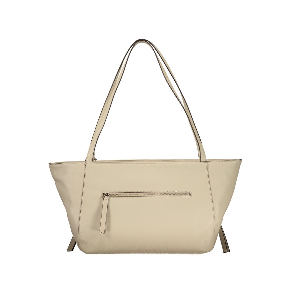 Guess Jeans Beige Polyurethan Damen Tasche