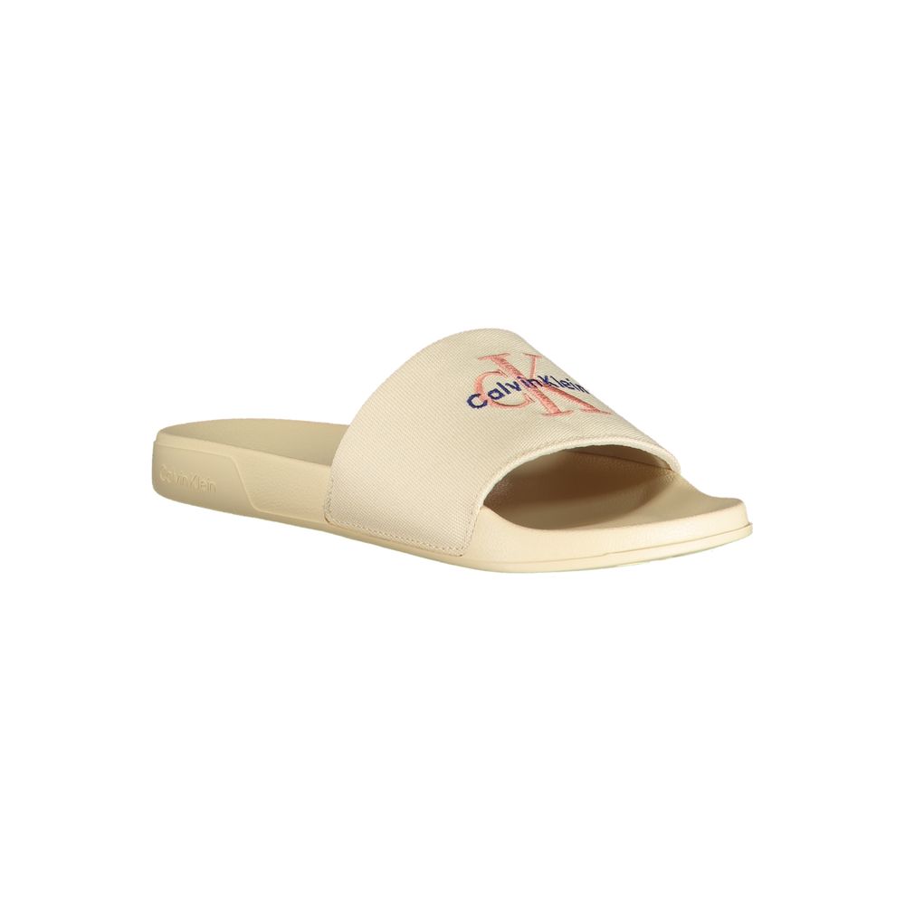 Calvin Klein Beige Polyester Damenschuh