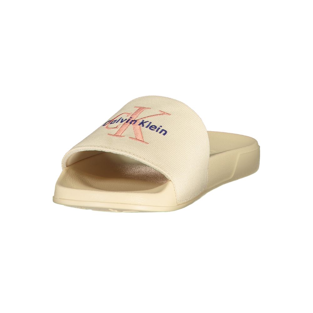 Calvin Klein Beige Polyester Damenschuh