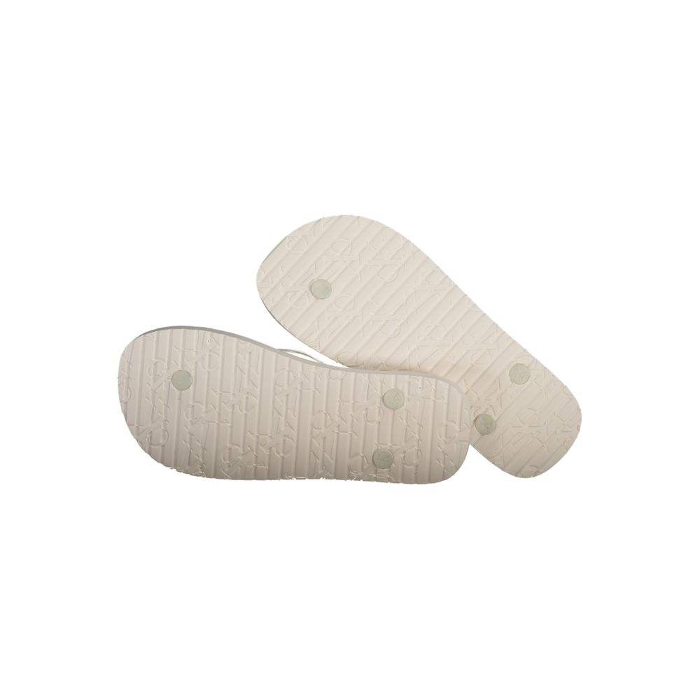 Calvin Klein weißes Damen-Sandalette aus Polyurethan