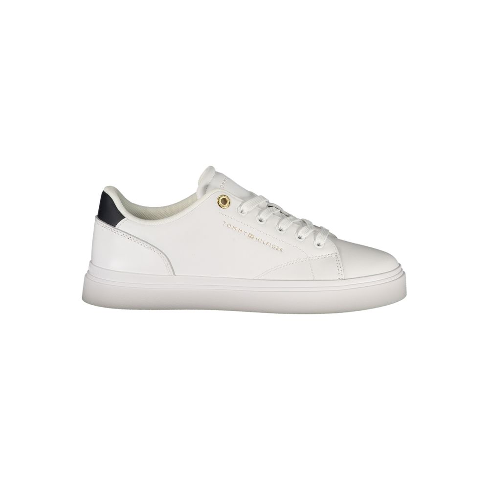 Tommy Hilfiger Bianco Damen Sneaker aus Polyurethan