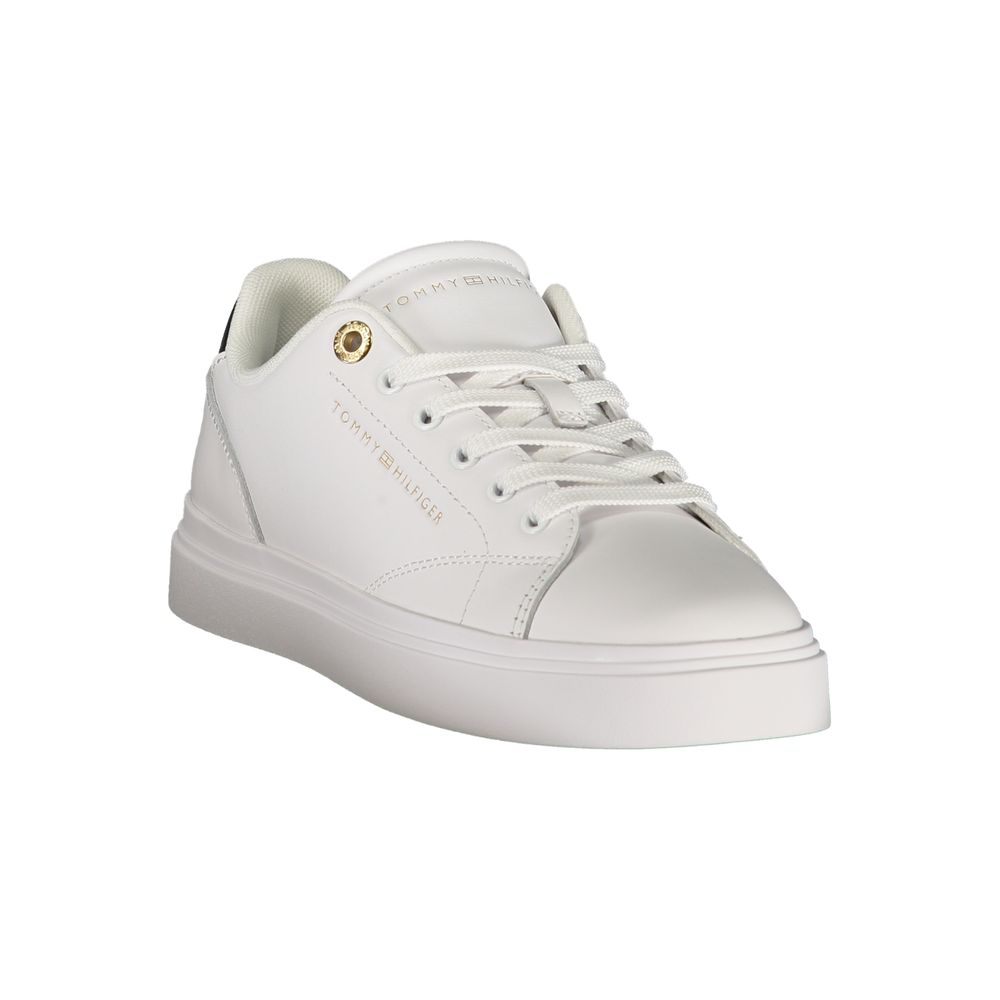 Tommy Hilfiger Bianco Damen Sneaker aus Polyurethan