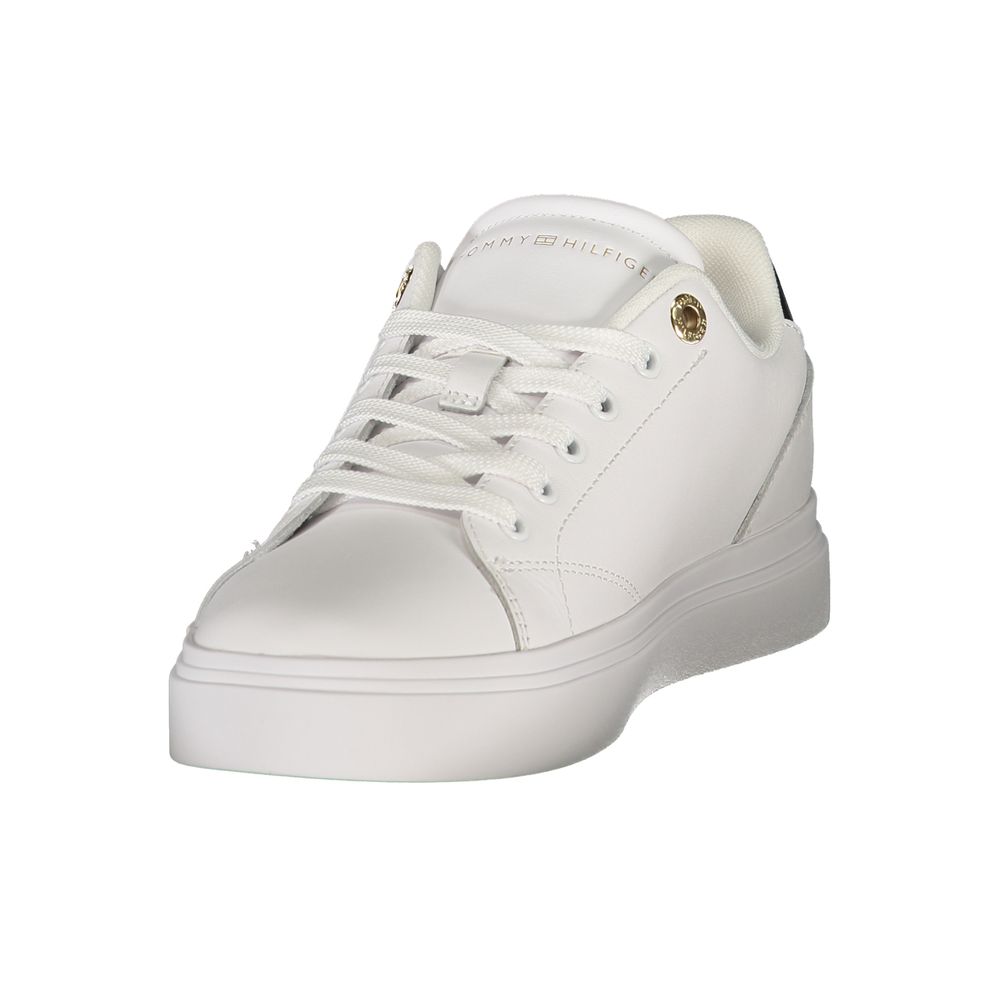 Tommy Hilfiger Bianco Damen Sneaker aus Polyurethan