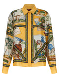 Gucci Seidenbluse in Multicolour