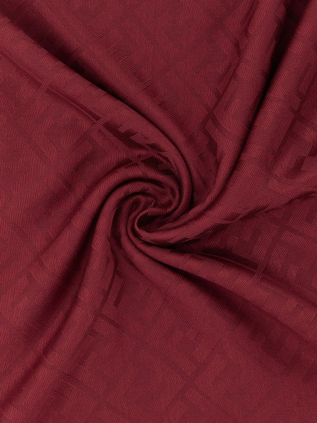 Fendi Bordeaux Silk Foulard