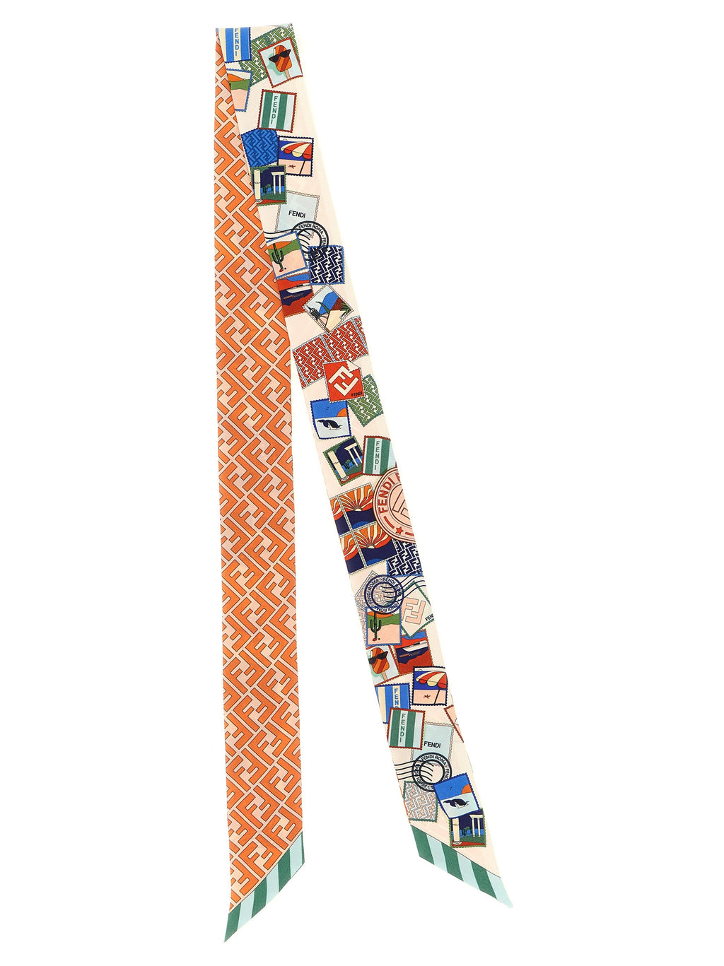 Fendi Multicolor Silk Hairband
