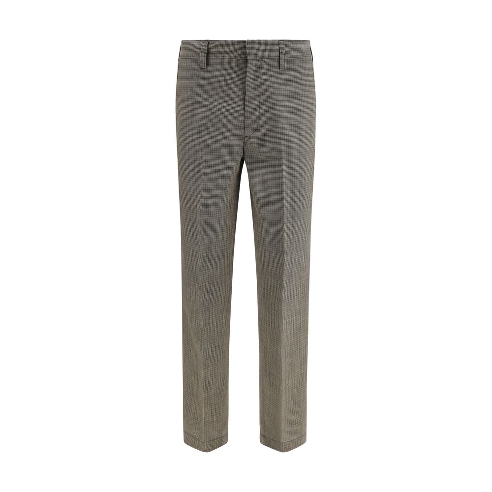 Prada Hose aus brauner Wolle Oves Aries