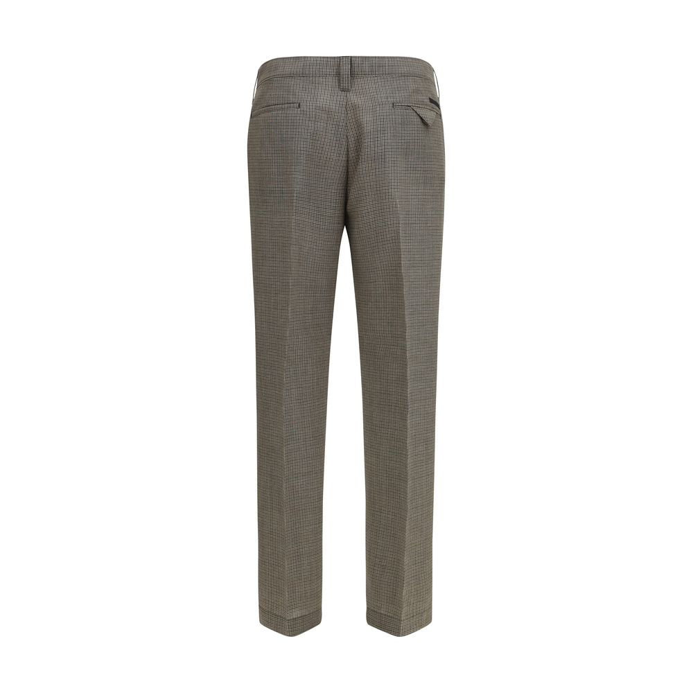 Prada Hose aus brauner Wolle Oves Aries