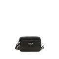 Prada Schultertasche aus schwarzem Nylon