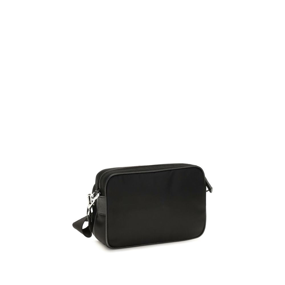 Prada Schultertasche aus schwarzem Nylon