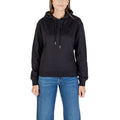 Calvin Klein Jeans Schwarzer Baumwoll-Kapuzenpullover