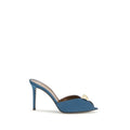 Giuseppe Zanotti Blaue Kalbsleder Bos Taurus Stilettosandalen