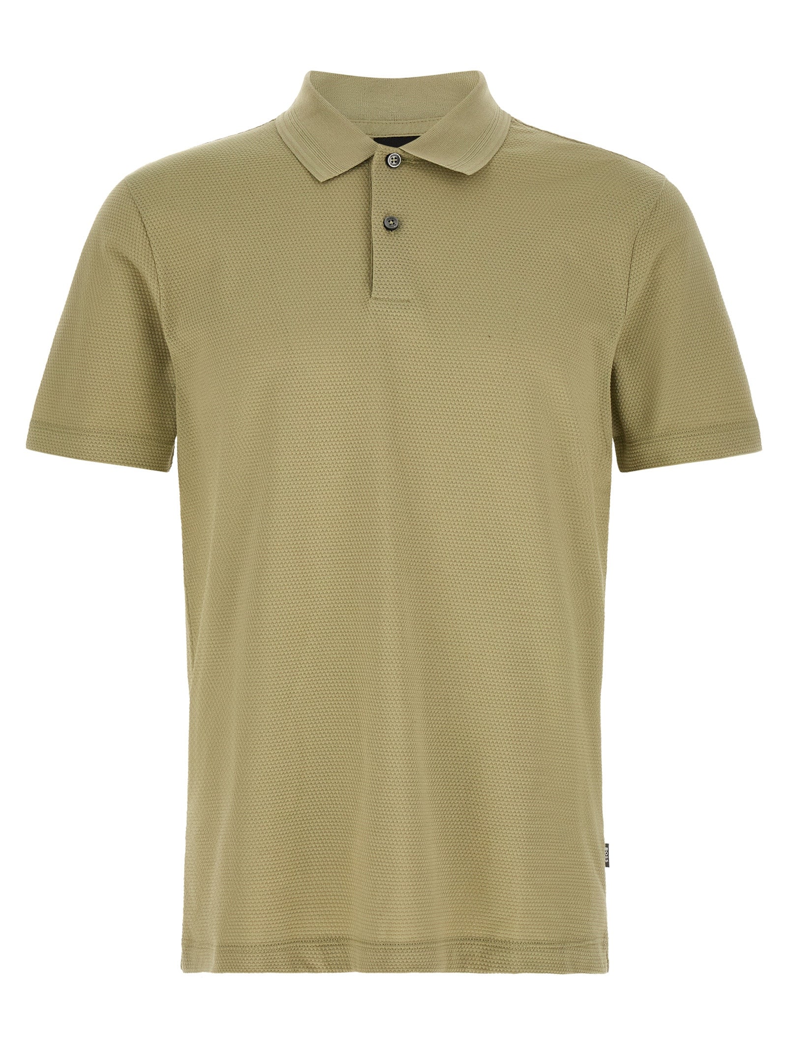 Hugo Boss beiges Baumwoll-Polohemd