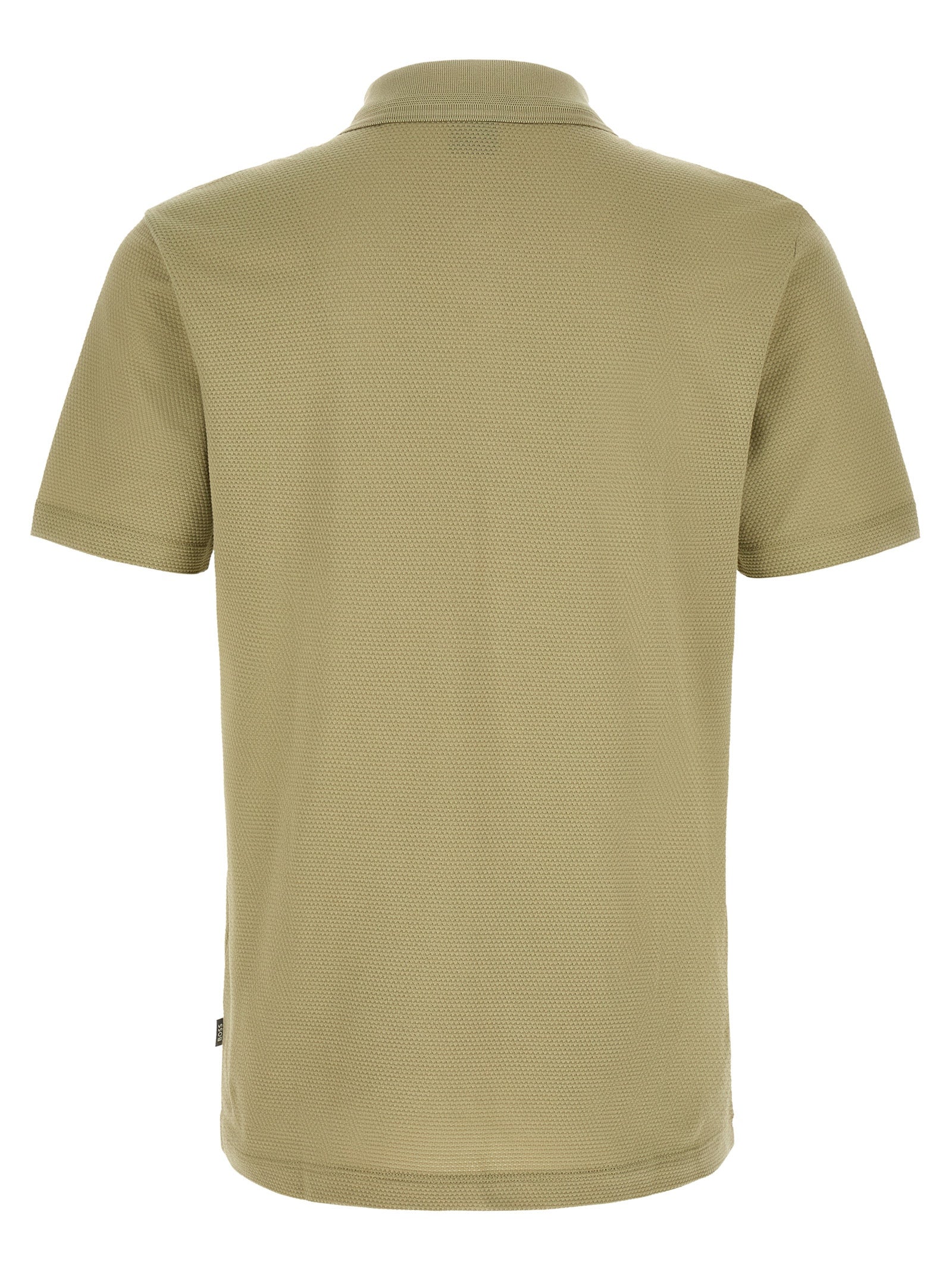 Hugo Boss beiges Baumwoll-Polohemd