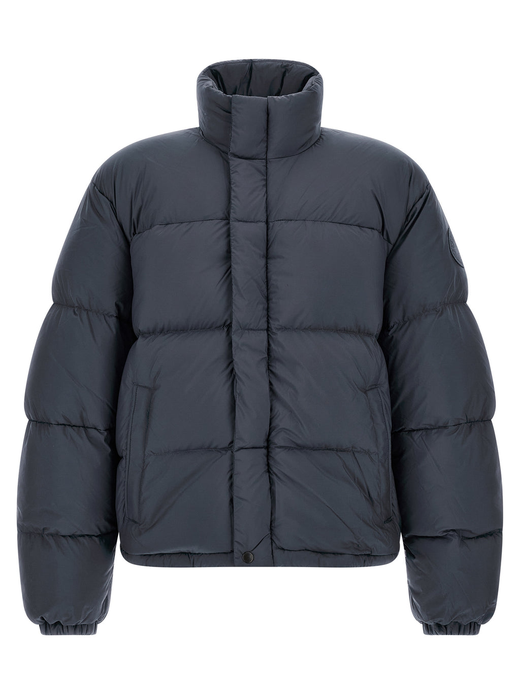 Canada Goose Graue Polyamid-Jacke in voller Länge