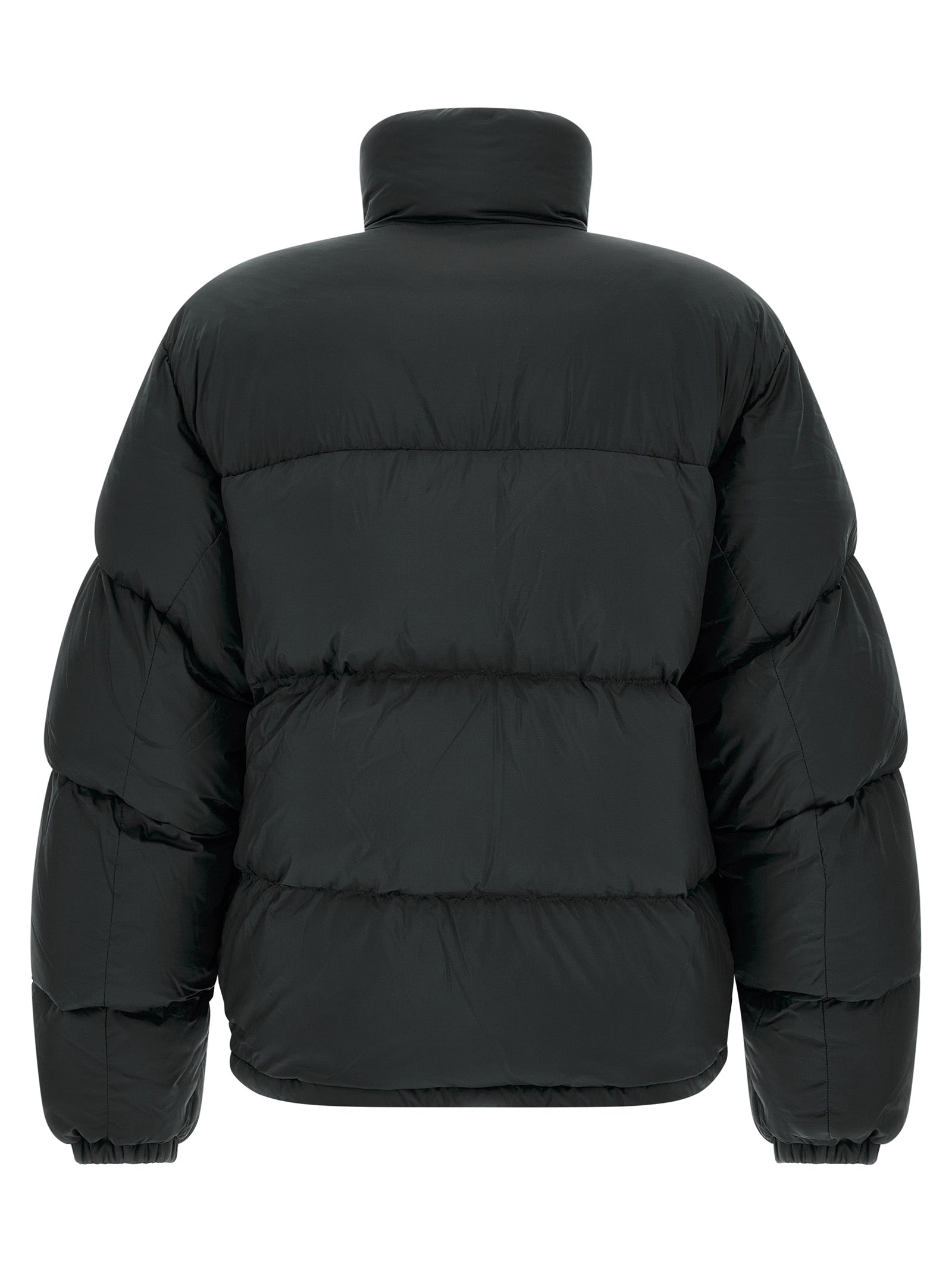 Canada Goose Schwarze Polyamidjacke in voller Länge